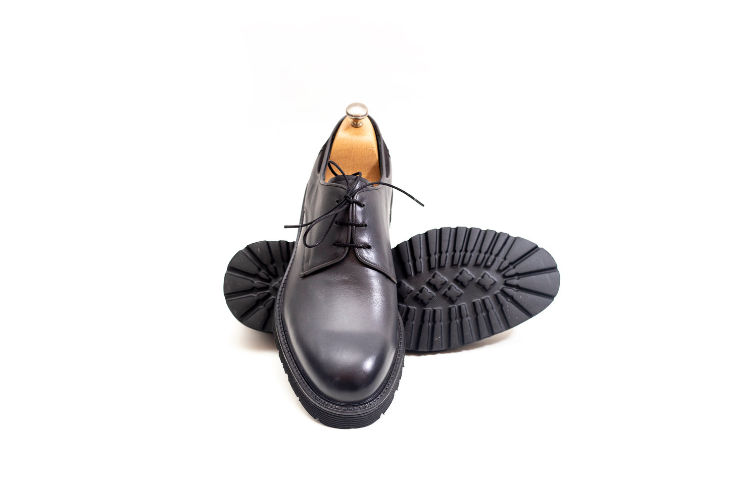 Alaska Grey Midsole Derby Shoe