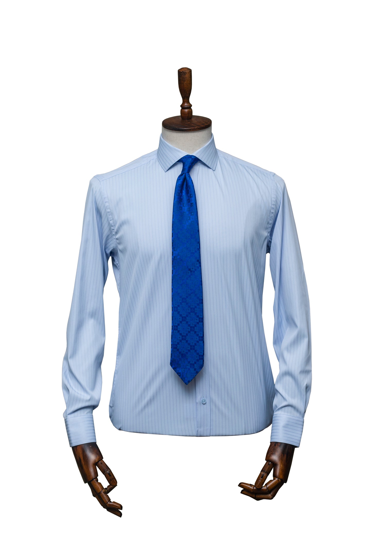 Formal Blue Stripe Shirt