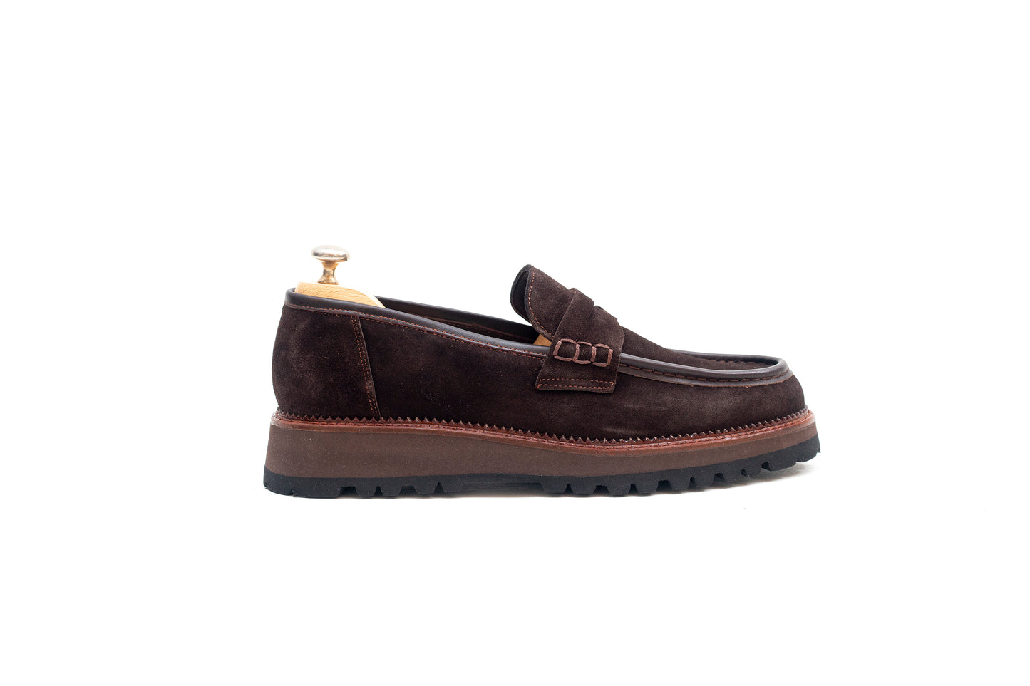 Ngwane Kiltie Dark Brown Loafer