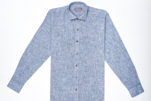 100% Linen Shirt - Grey