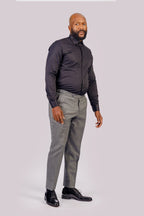 Black Plain Cotton Shirt
