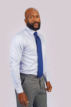 Light Blue Pin Stripe Cotton Shirt