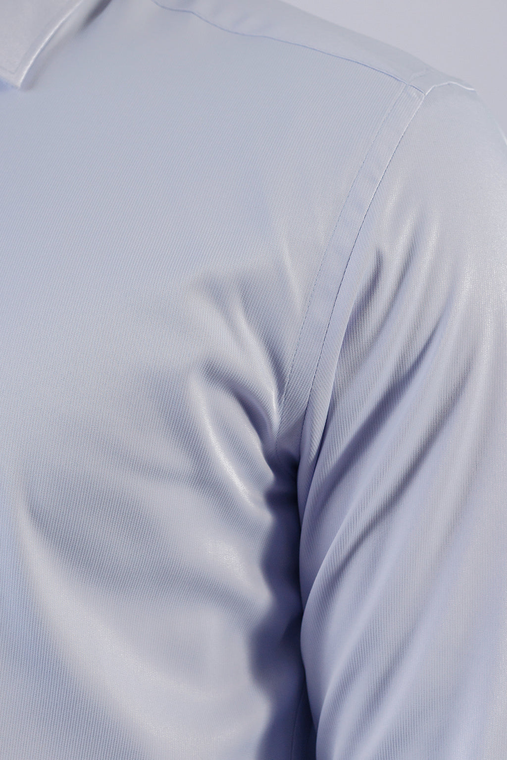 Light Blue Pin Stripe Cotton Shirt