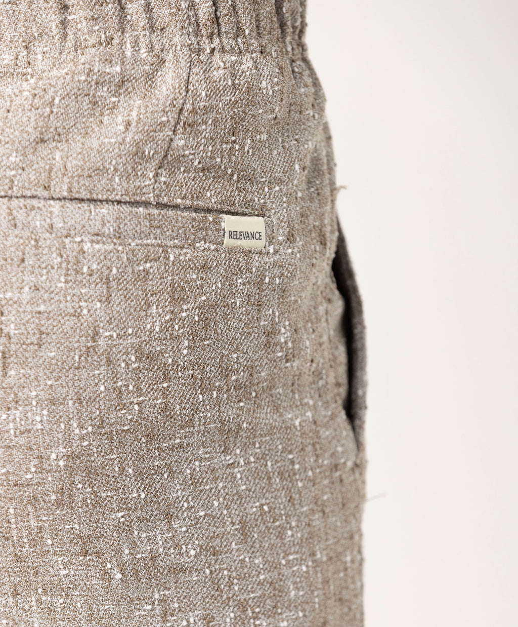 Regular Fit Jacquard Pants - Tortilla