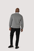 Grey Cotton Cardigan