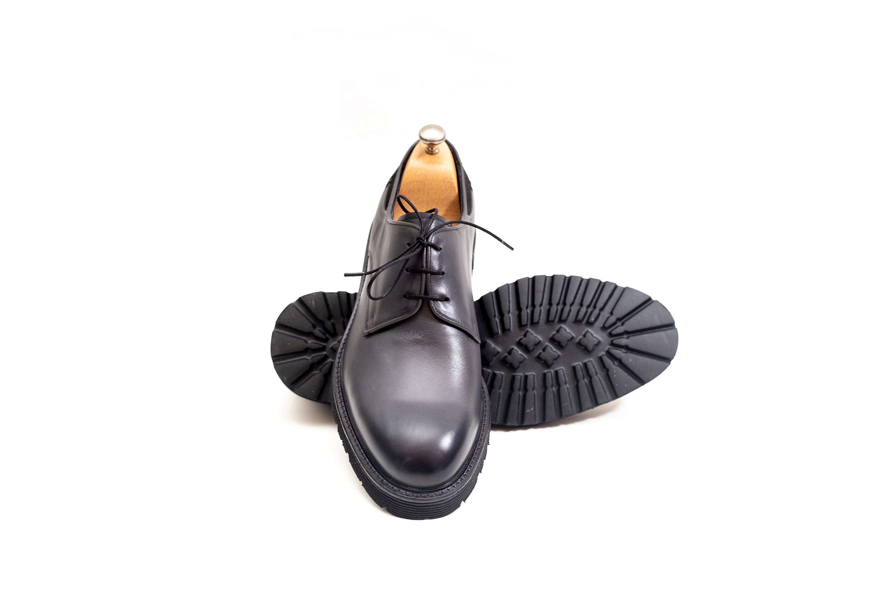 Alaska Grey Midsole Derby Shoe