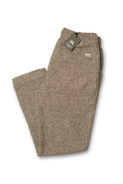Regular Fit Jacquard Pants - Tortilla