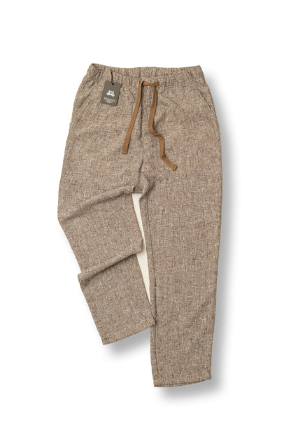 Regular Fit Jacquard Pants - Tortilla