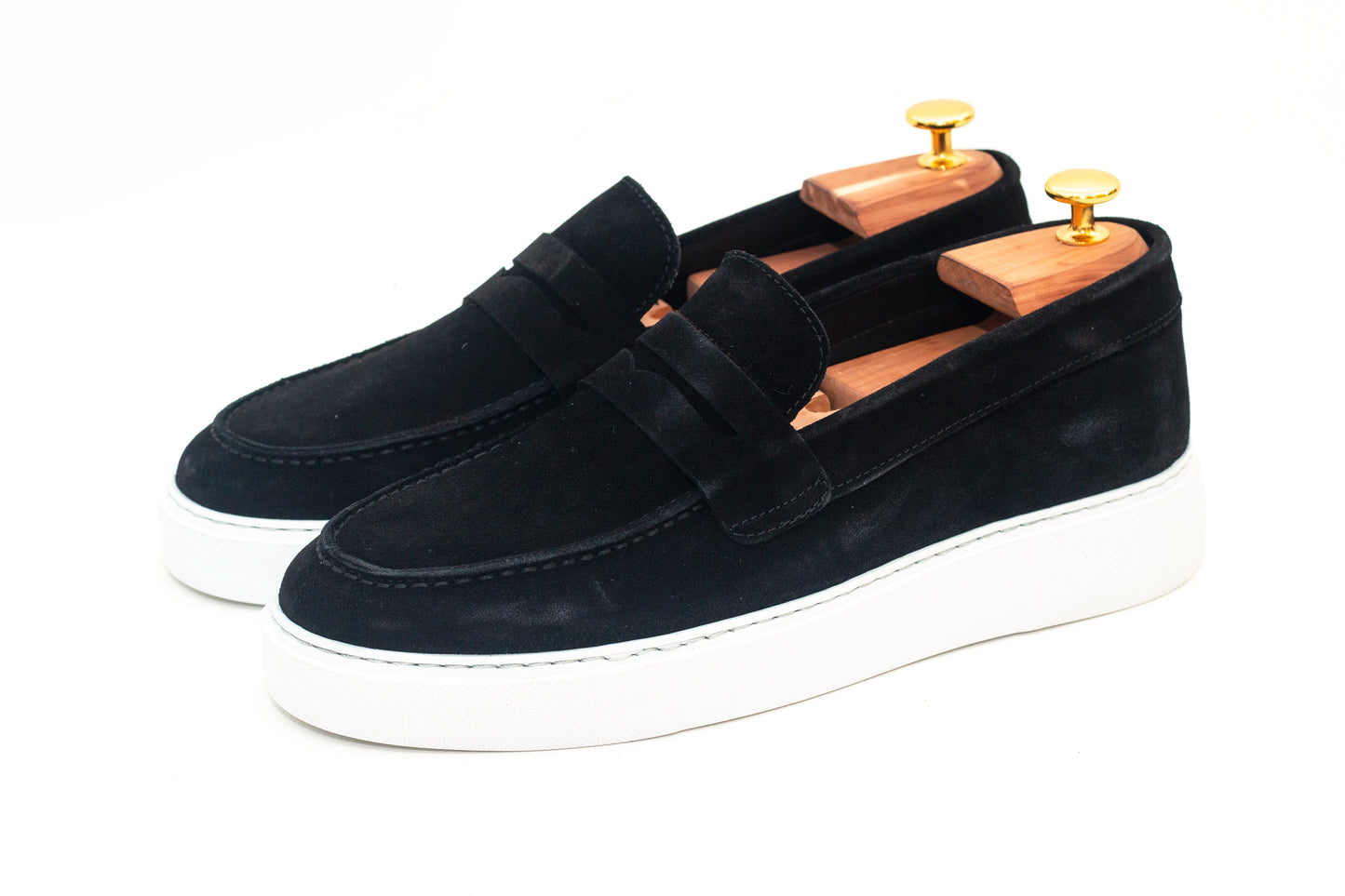 Chunky Moccasin strap bridge Black