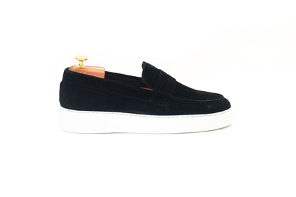 Chunky Moccasin strap bridge Black