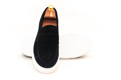 Chunky Moccasin strap bridge Black