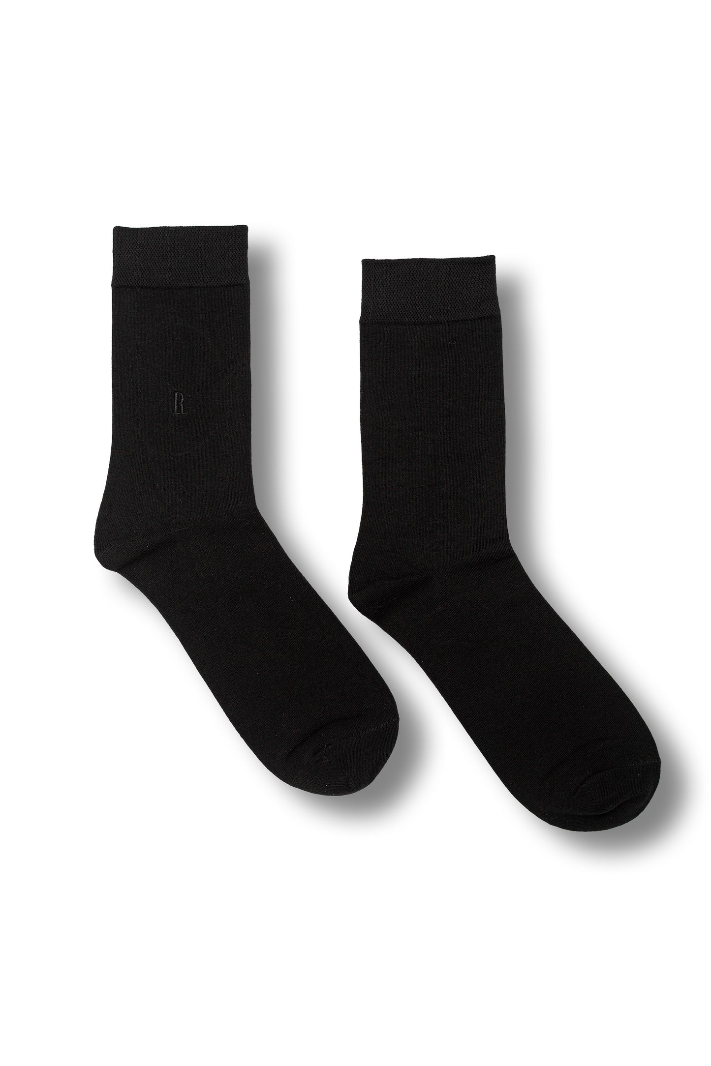 Mercerised Cotton Socks - Black