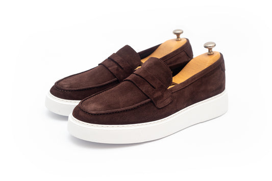 Chunky Moccasin Strap Dark Brown