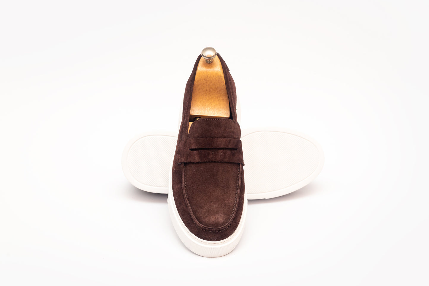 Chunky Moccasin Strap Dark Brown