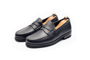 Calf Skin Black Penny Loafer
