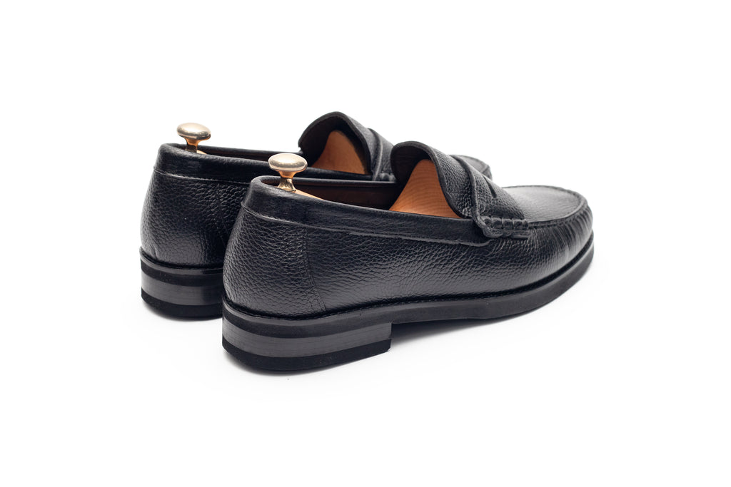 Calf Skin Black Penny Loafer
