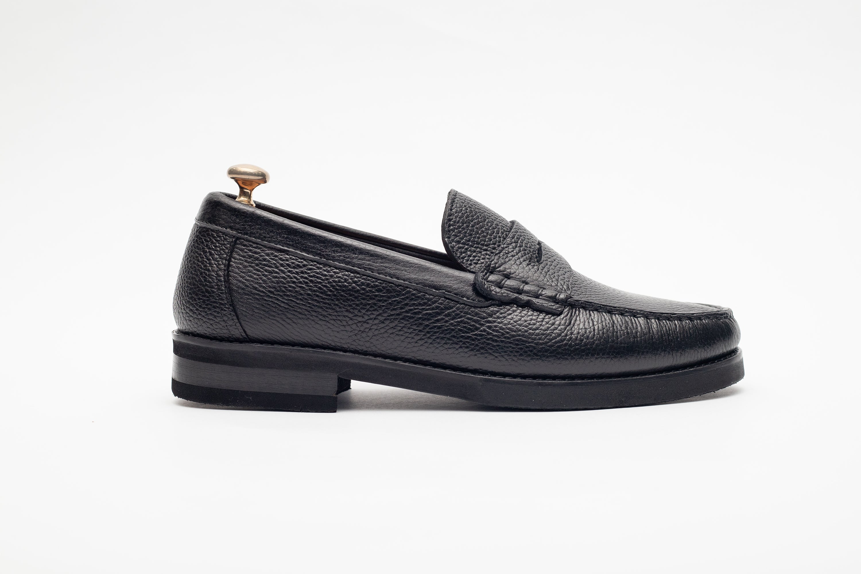 Calf Skin Black Penny Loafer