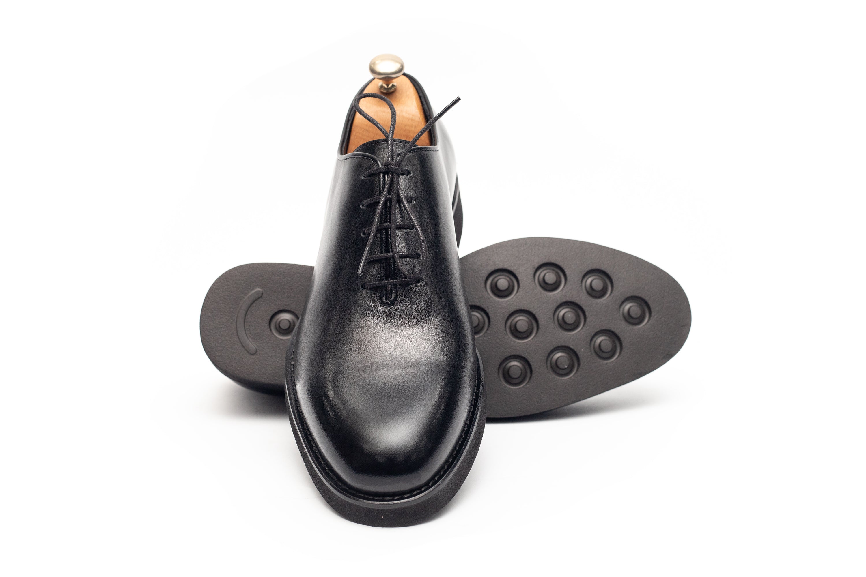 Caviar Black Wholecut Shoe