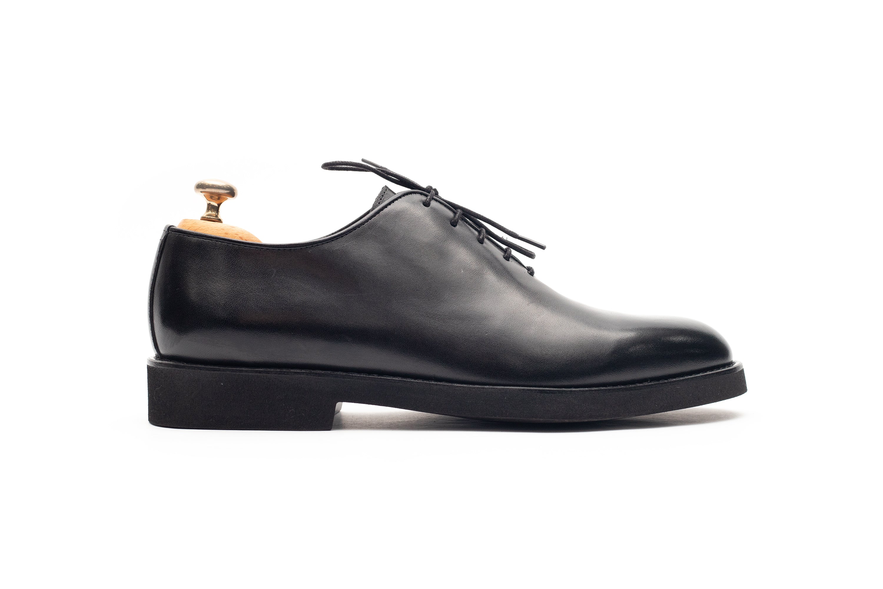 Caviar Black Wholecut Shoe