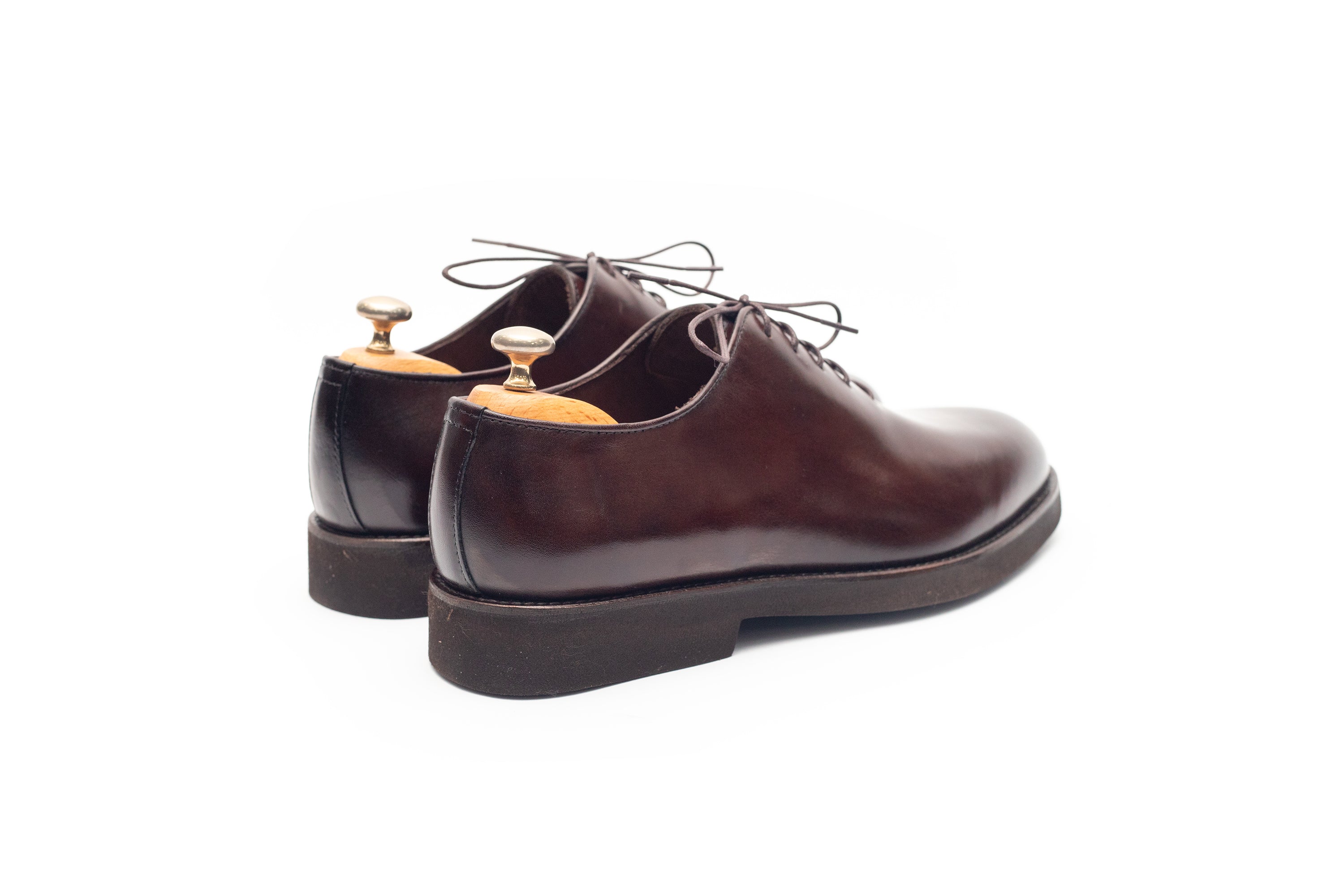 Caviar Dark Brown Wholecut Shoe