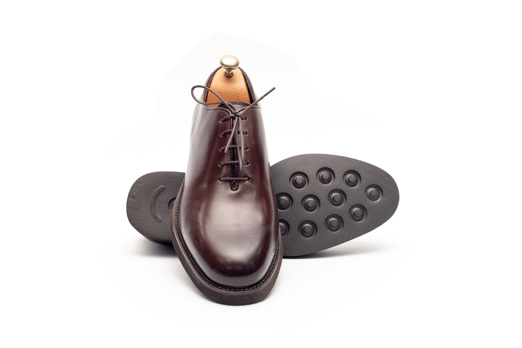Caviar Dark Brown Wholecut Shoe