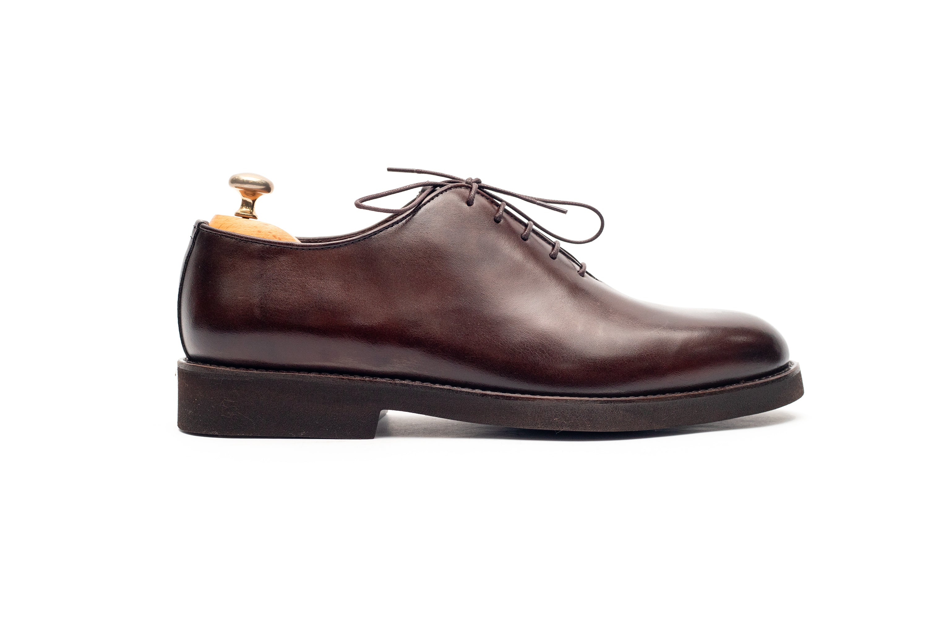 Caviar Dark Brown Wholecut Shoe