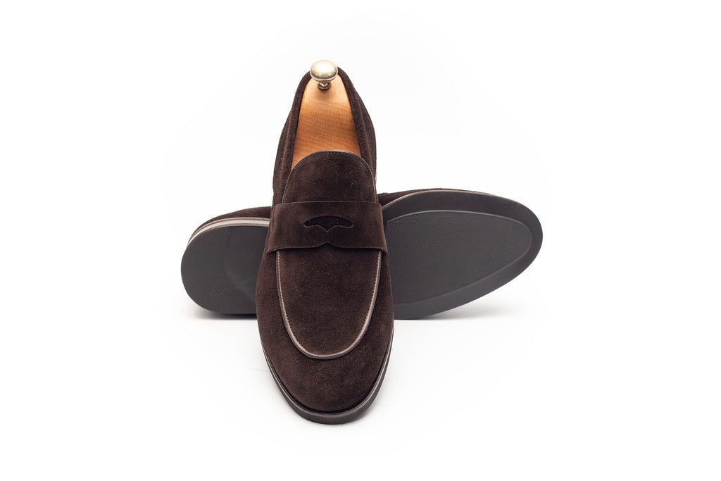 Venice Penny Loafer Dark Brown