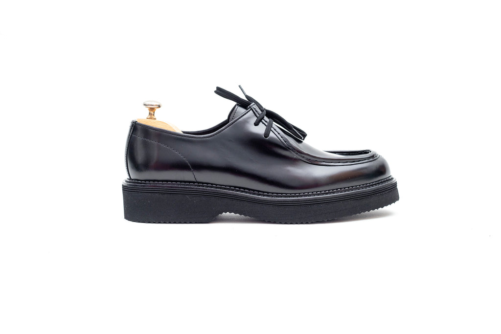 Voguish Wallabee Black Leather