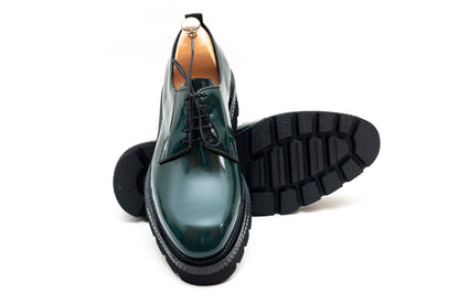 Glasgow Derby Green Lace up Shoe