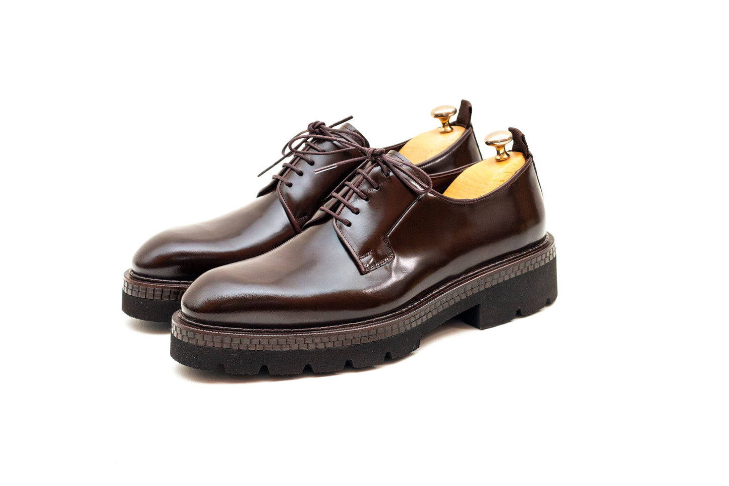 Glasgow Derby Brown Lace up Shoe