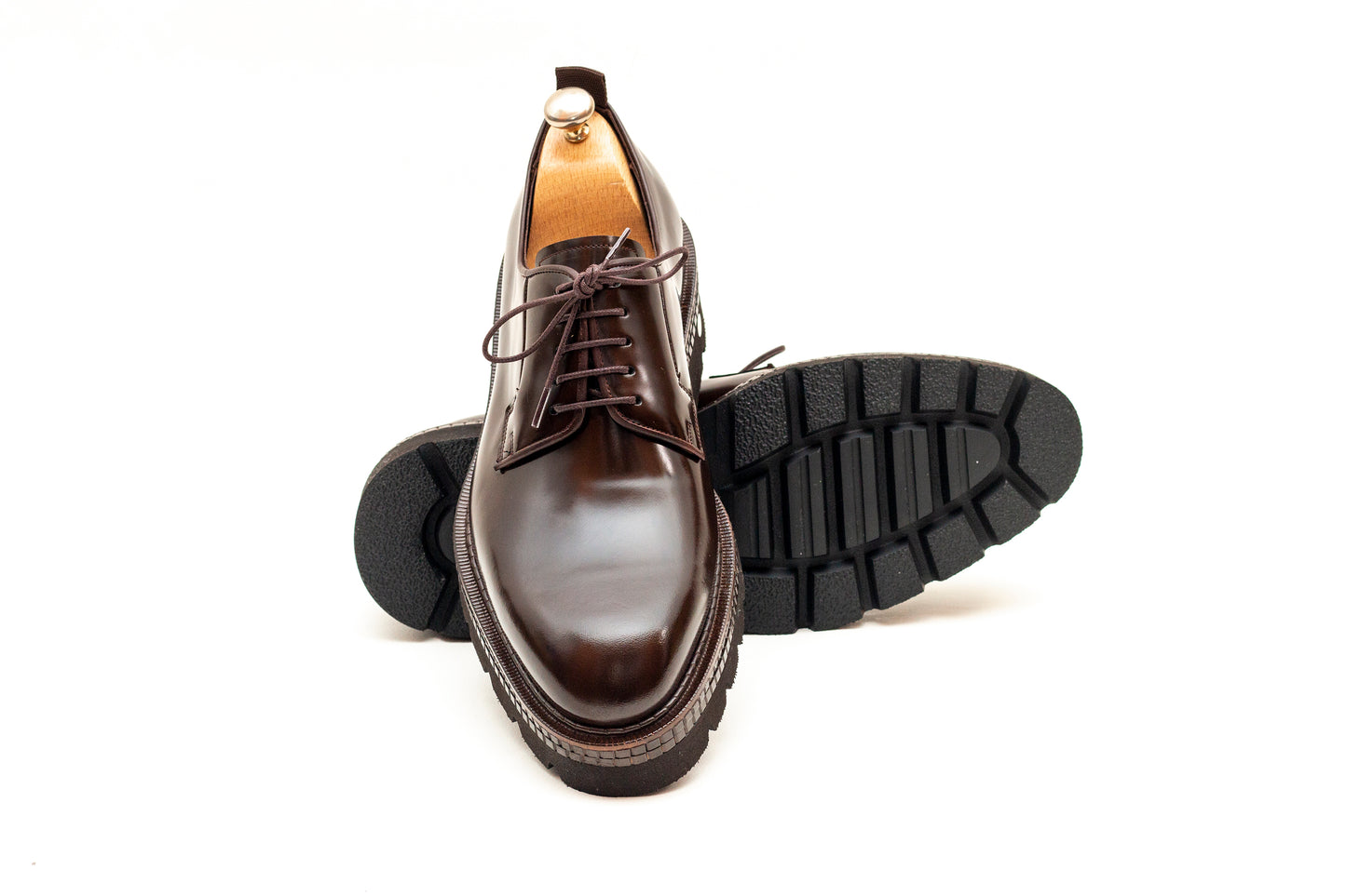 Glasgow Derby Brown Lace up Shoe