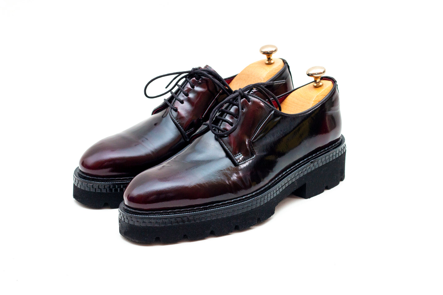 Glasgow Derby Bordo Lace up Shoe