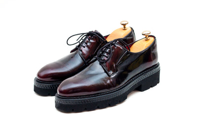 Glasgow Derby Bordo Lace up Shoe