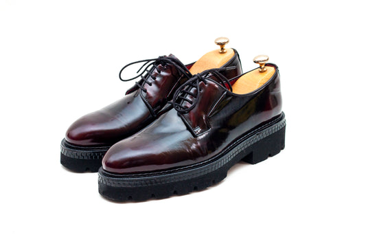 Glasgow Derby Bordo Lace up Shoe