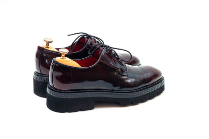 Glasgow Derby Bordo Lace up Shoe