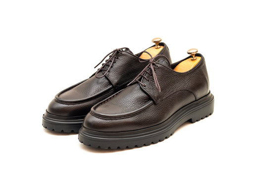 Moscow Dark Brown Derby Shoe