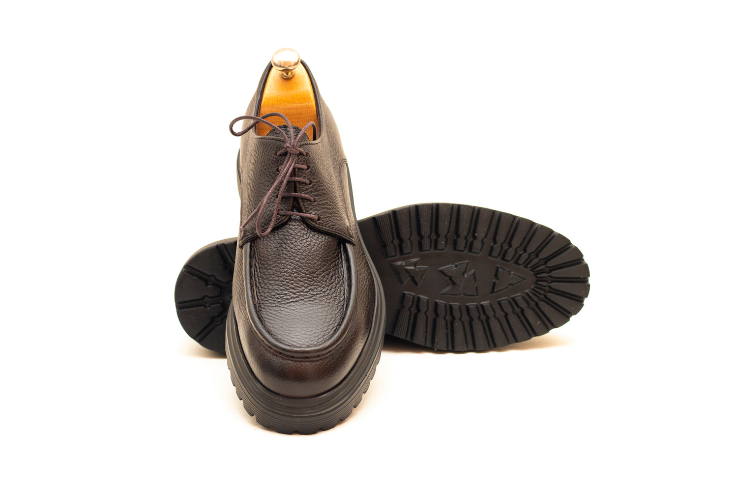 Moscow Dark Brown Derby Shoe