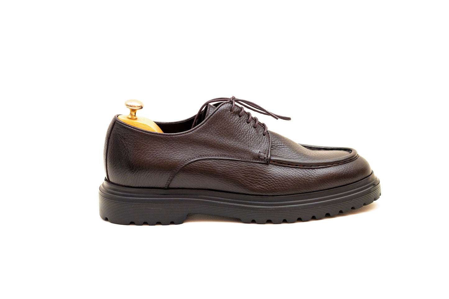 Moscow Dark Brown Derby Shoe