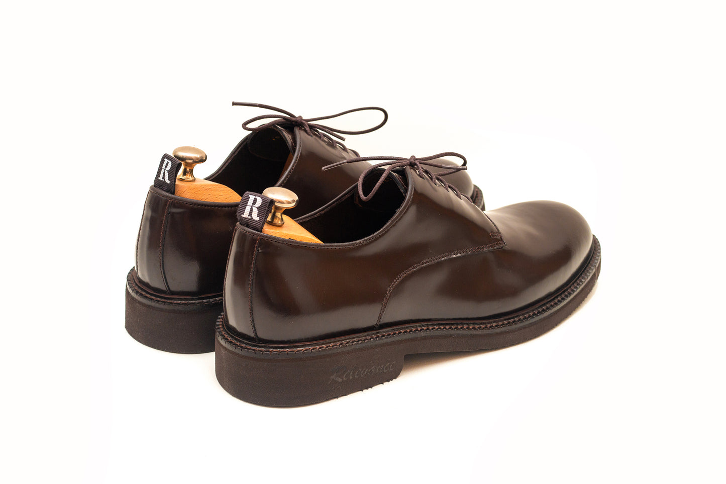 Signature Midsole Brown Lace up Shoe