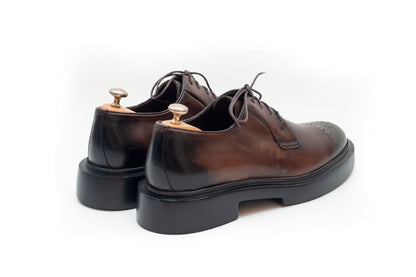 Capri Brown Derby Shoe