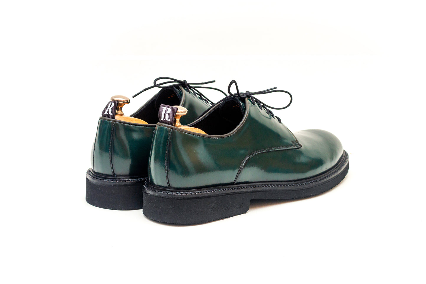 Signature Midsole Green Lace up Shoe