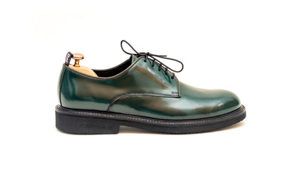 Signature Midsole Green Lace up Shoe