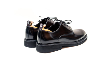 Signature Midsole Black Lace up Shoe