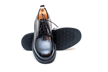 Signature Midsole Black Lace up Shoe