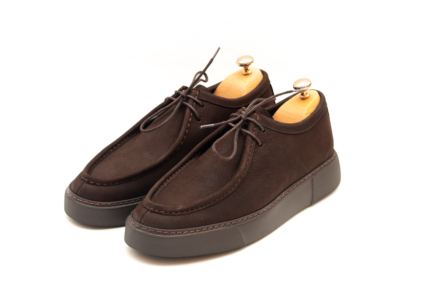 Dublin Wallabee Dark Brown Suede