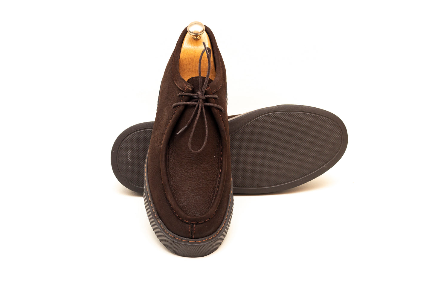 Dublin Wallabee Dark Brown Suede