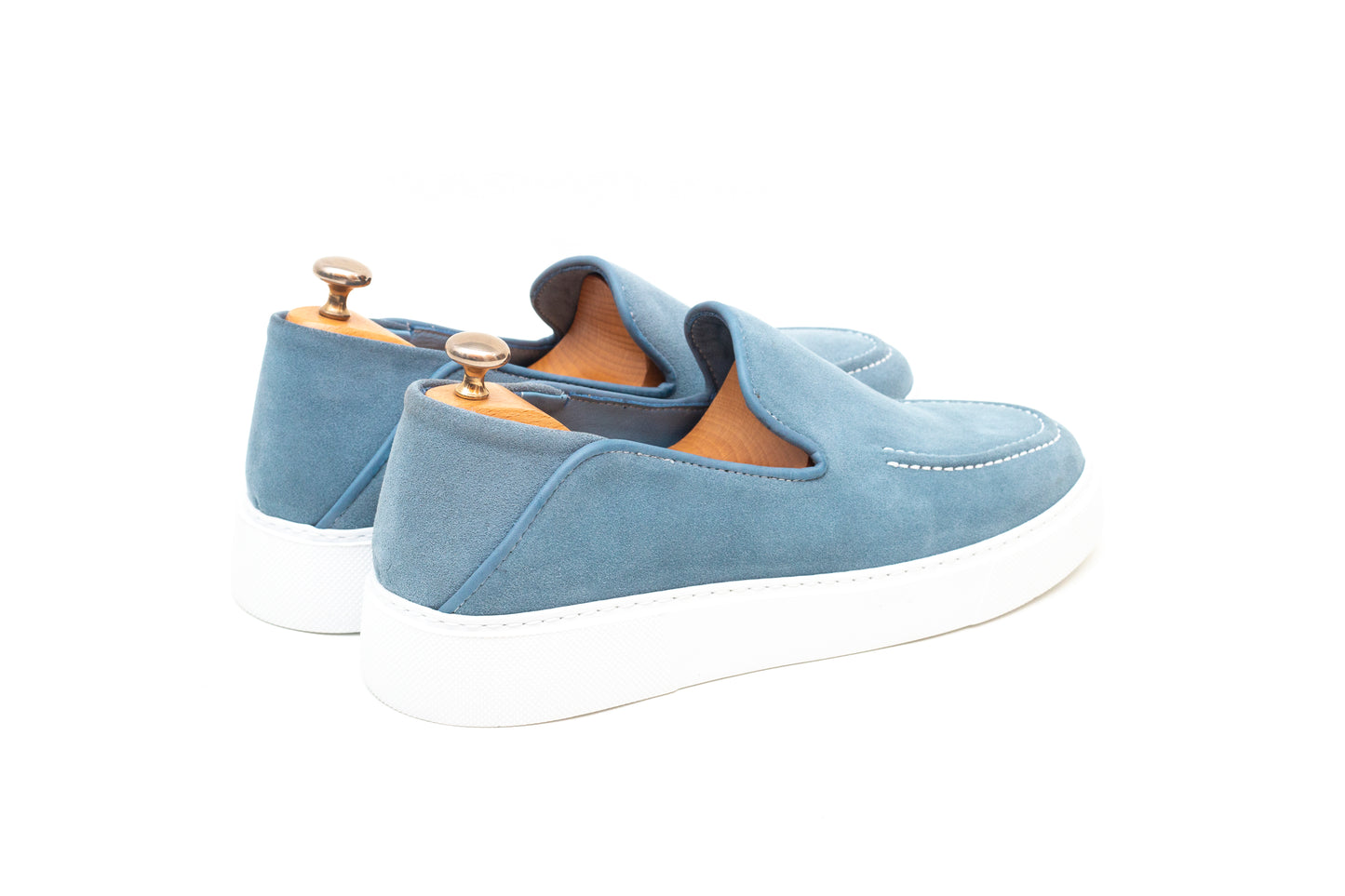 Chunky Moccasin Light Blue