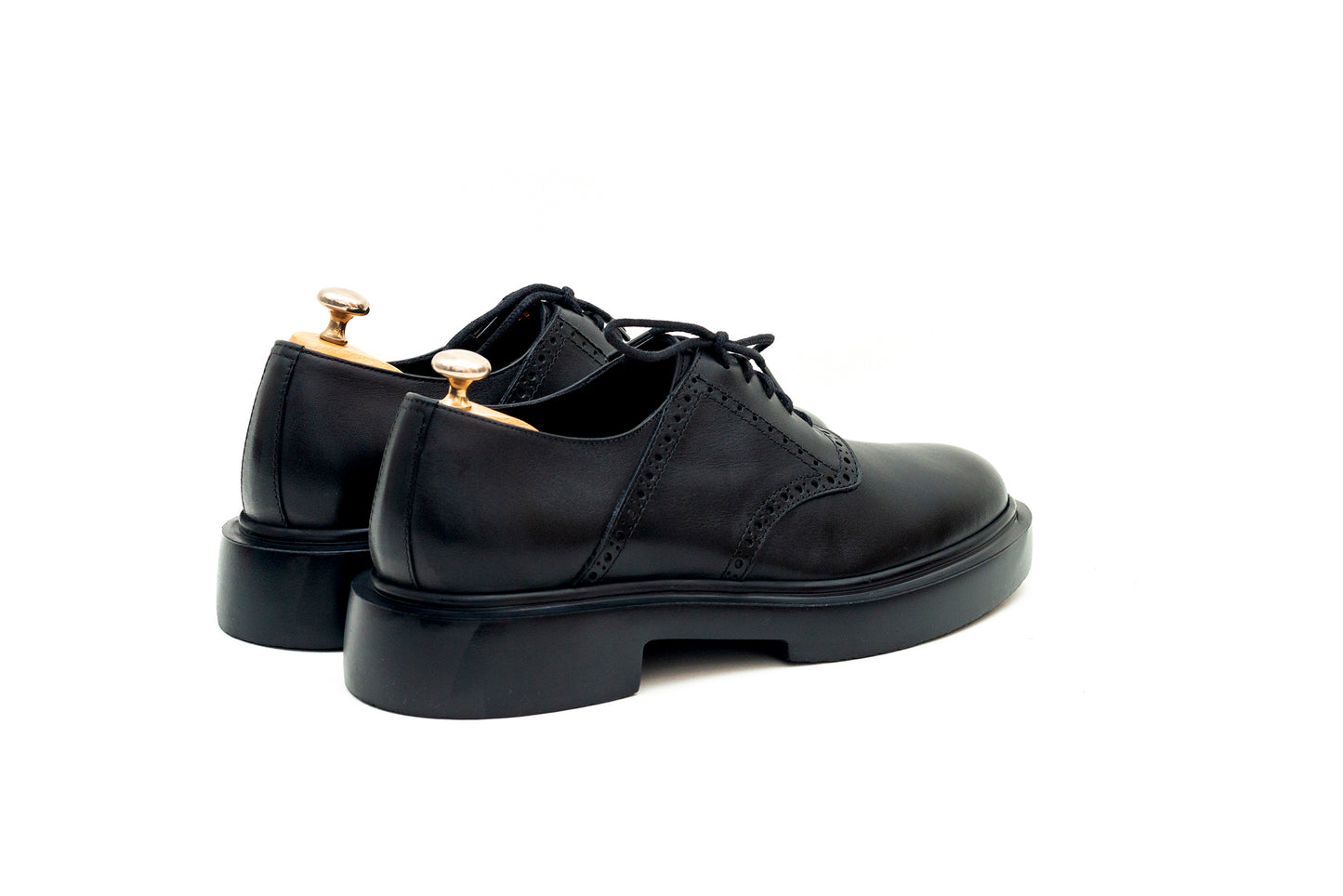 Capri Black Derby Shoe