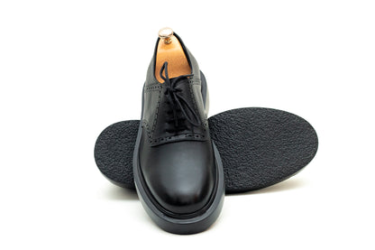 Capri Black Derby Shoe