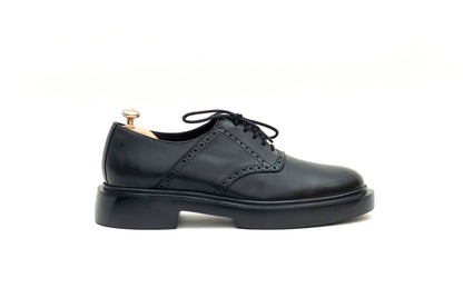 Capri Black Derby Shoe